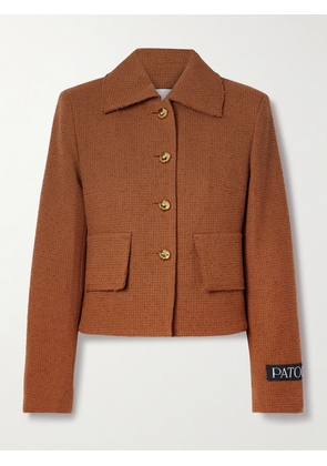 Patou - Wool-blend Tweed Jacket - Brown - FR 34,FR 36,FR 38,FR 40,FR 42,FR 44