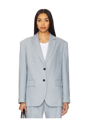 ANINE BING Quinn Blazer in Baby Blue. Size M. Also in L, XL.