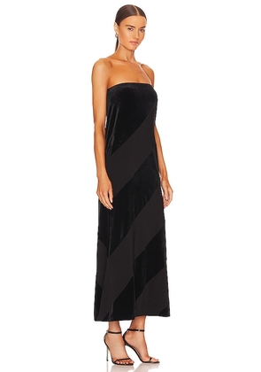 Norma Kamali Spiral Strapless Dress in Black. Size M. Also in S, XL, XS.
