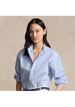 Relaxed Fit Striped Cotton Shirt
