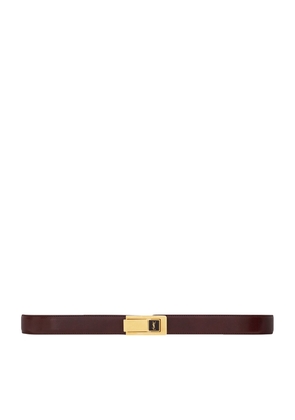 Saint Laurent Leather Charniere Belt
