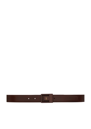 Saint Laurent Calfskin Boucle La 66 Belt