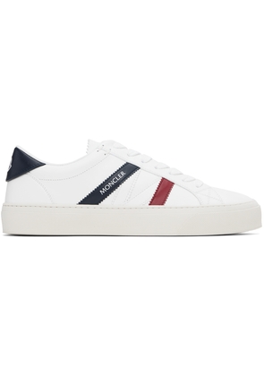 Moncler White Monaco 2 Sneakers