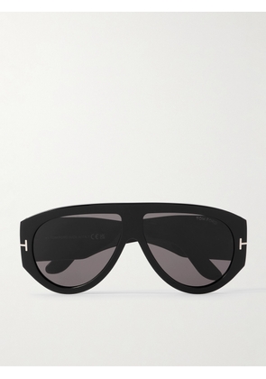 TOM FORD - Bronson Aviator-Style Acetate Sunglasses - Men - Black