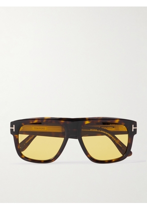 TOM FORD - Icon Square-Frame Tortoiseshell Acetate Sunglasses - Men - Tortoiseshell
