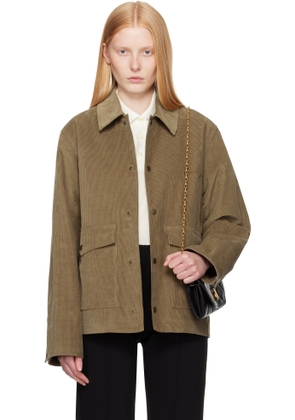 Burberry Taupe Corduroy Jacket