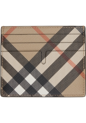 Burberry Beige MS Tall Sandon Card Holder