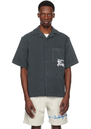Burberry Gray EKD Cotton Shirt