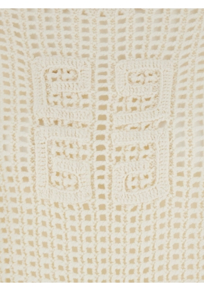 Givenchy 4g Motif Crochet Knit Jumper