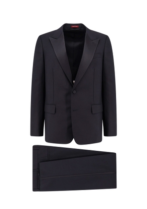 Gucci Mohair And Wool Tuxedo With Gg Metal Button Detail