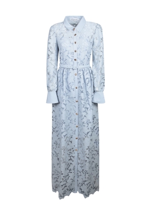 self-portrait Blue Lace Dress