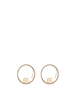 Dolce & Gabbana Logo And Rhinestone Ear Cuff Earrings