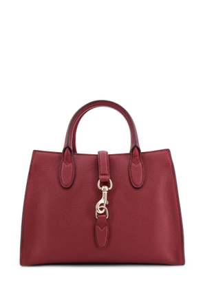 Gucci Leather Handbag With Metal Detail