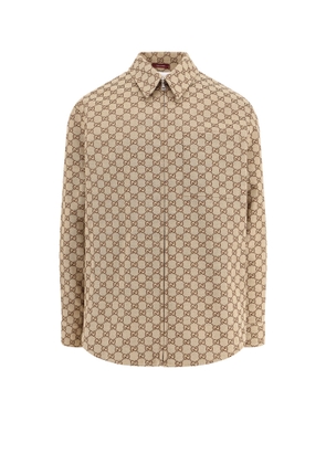 Gucci Gg Fabric Padded Overshirt Jacket