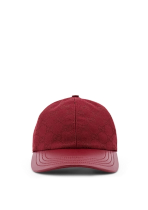 Gucci Baseball Cotton Blend Hat With Gg Motif