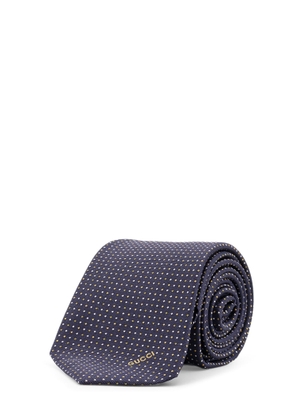 Gucci Silk Tie With Gudots Motif