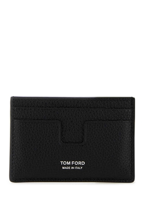 Tom Ford Black Leather Card Holder