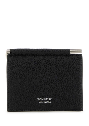 Tom Ford Black Leather Card Holder