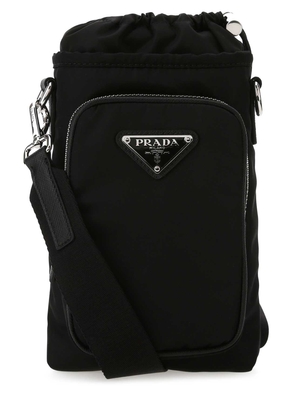 Prada Black Re-nylon Phone Caso