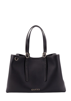 Gucci Gg Emblem Leather Shoulder Bag