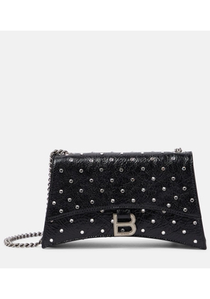 Balenciaga Crush XS embellished leather shoulder bag