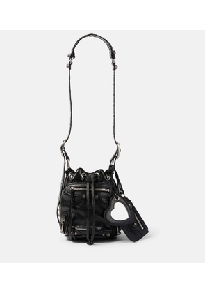 Balenciaga Le Cagole XS leather bucket bag