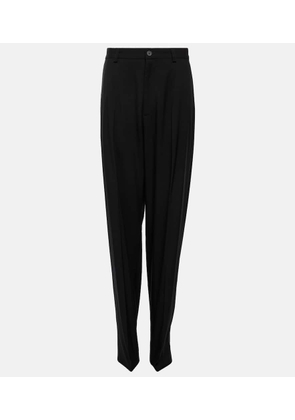 Balenciaga Straight wool boot pants