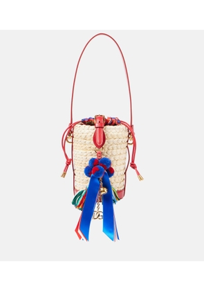 Dolce&Gabbana Carla Medium raffia bucket bag