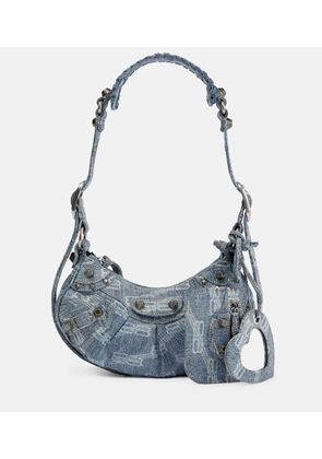 Balenciaga Le Cagole XS denim shoulder bag