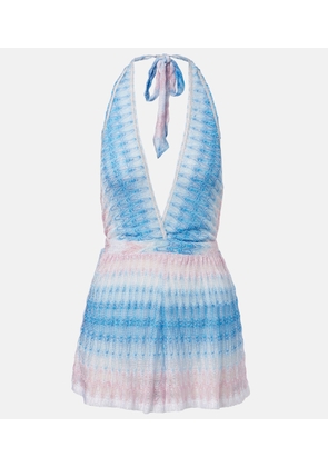 Missoni Zigzag ombre lame romper