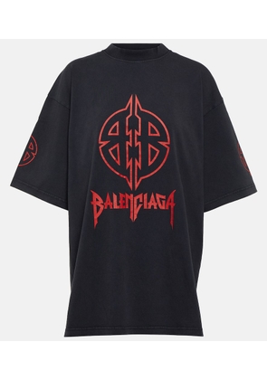 Balenciaga Printed cotton blend T-shirt