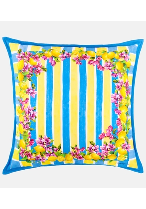 Dolce&Gabbana Casa Taormina striped cotton cushion