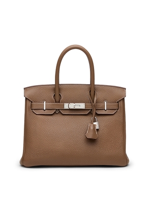 Hermès Etoupe Clémence Birkin Bag, 30Cm in Grey