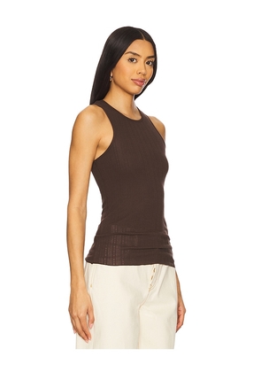 Free People Fresh In Love Tank in Chocolate. Size L. Also in M, XS.