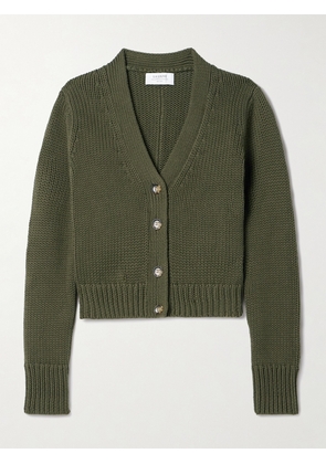 La Ligne - Mini Marina Cotton Cardigan - Green - x small,small,medium,large,x large