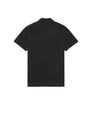 Scotch & Soda Short Sleeve Shirt in Black. Size L. Also in M, XL/1X.