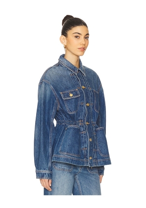 Ulla Johnson The Dylan Jacket in Blue. Size M. Also in L, S, XL.