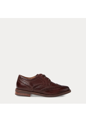 Leather Wingtip Oxford Shoe