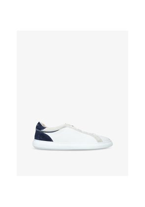Mens Givenchy G Set Leather and Suede Low-Top Trainers