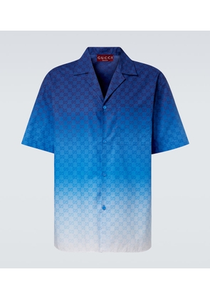 Gucci GG cotton poplin bowling shirt