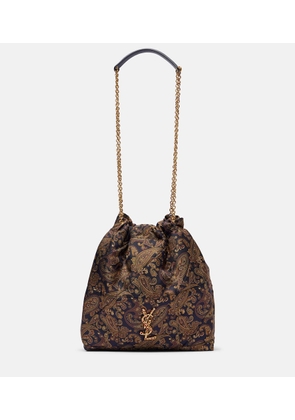 Saint Laurent Jamie silk twill shoulder bag