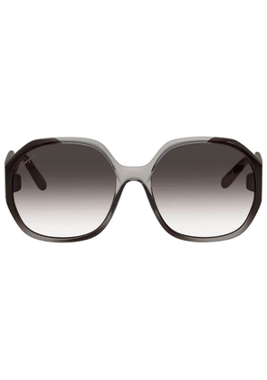 Salvatore Ferragamo Grey Gradient Butterfly Sunglasses SF943S 007 60