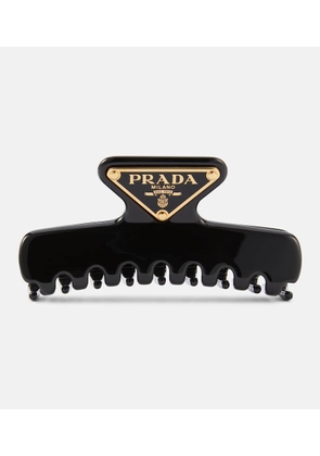 Prada Logo hair clip
