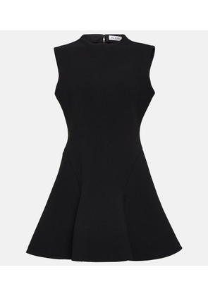Alaia `A-line crepe minidress