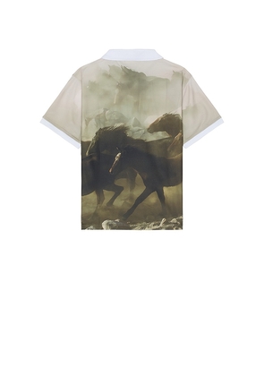 Devereux Golf Caught in The Herd Polo in Green. Size L. Also in M, S, XL/1X.