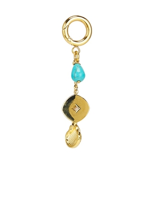 Ettika Charm in Metallic Gold.