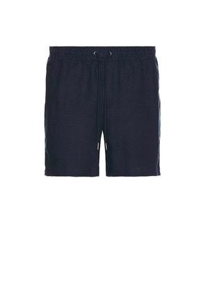 onia Air Linen Pull-On Shorts 6 in Navy. Size M, S, XL/1X.