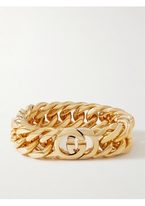 Gucci - Interlocking Gold-tone Bracelet - S,M