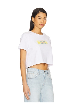 Polychrome Goods Butter Stick Crop Top in White. Size L. Also in M, S, XL, XS.