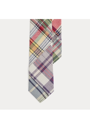Patchwork Plaid Cotton Tie